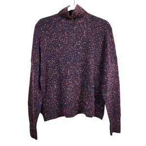 French Connection Faray Boucle Ribbed Mock Turtleneck Sweater Women's Size XS